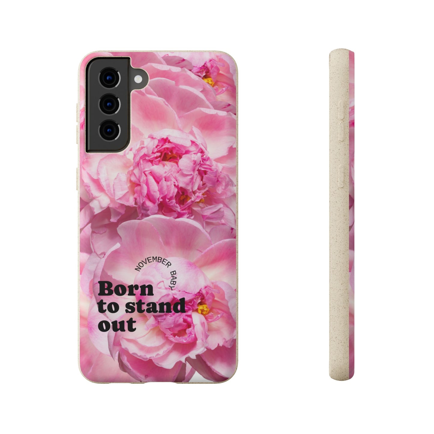 November Eco-friendly birth flower - Biodegradable case