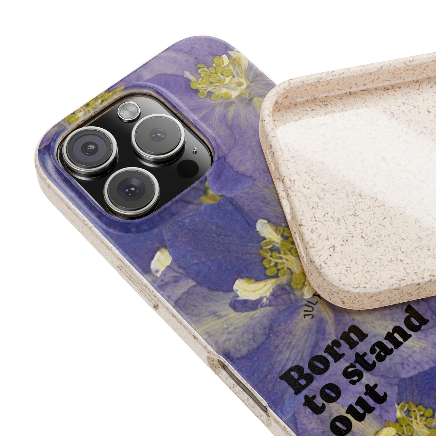 July Eco-friendly birth flower - Biodegradable case