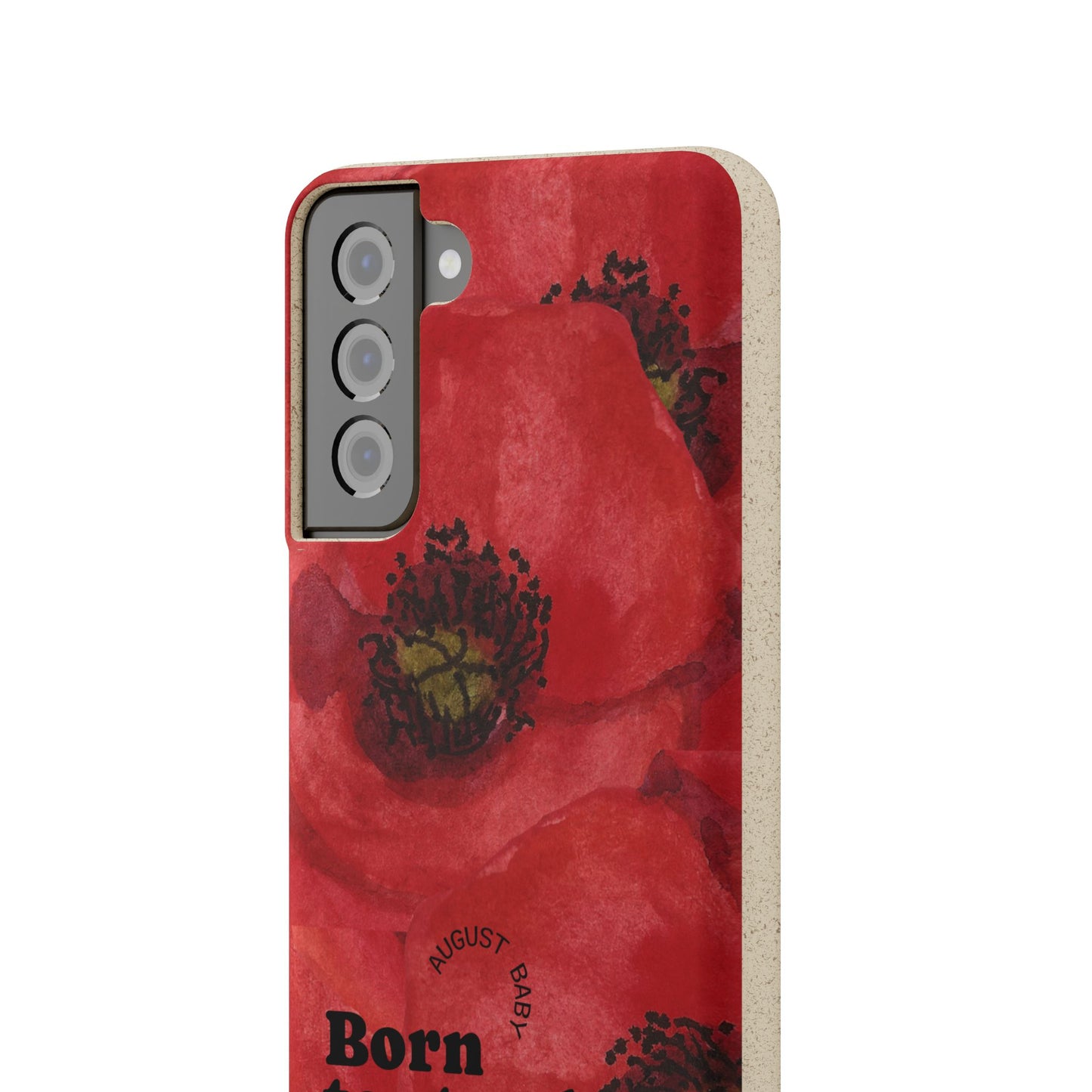 August Eco-friendly birth flower - Biodegradable case