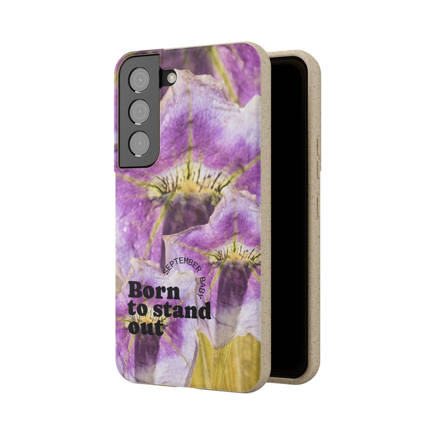 September Eco-friendly birth flower - Biodegradable case