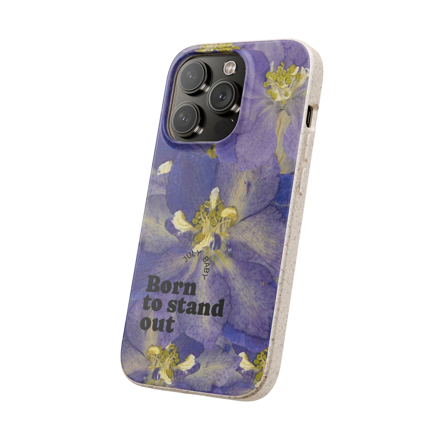 July Eco-friendly birth flower - Biodegradable case