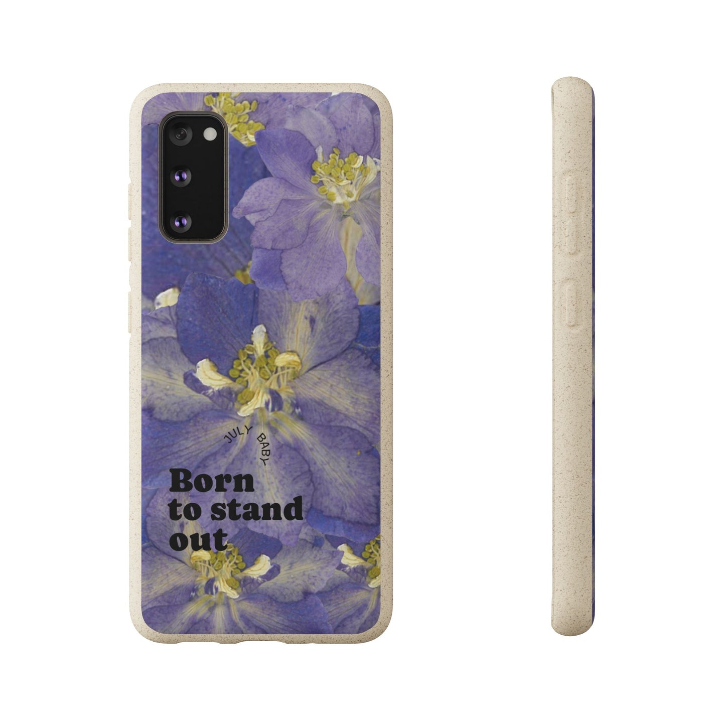 July Eco-friendly birth flower - Biodegradable case
