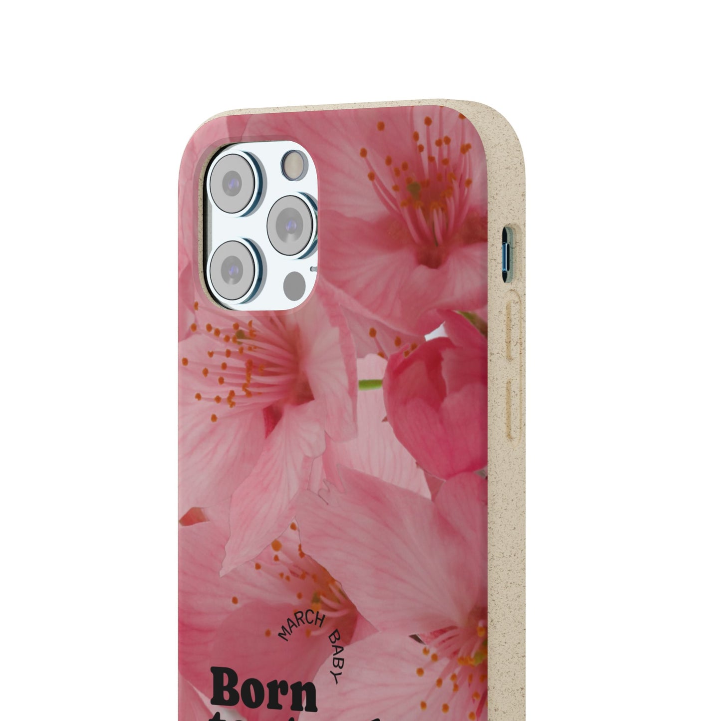 March Eco-friendly birth flower - Biodegradable case