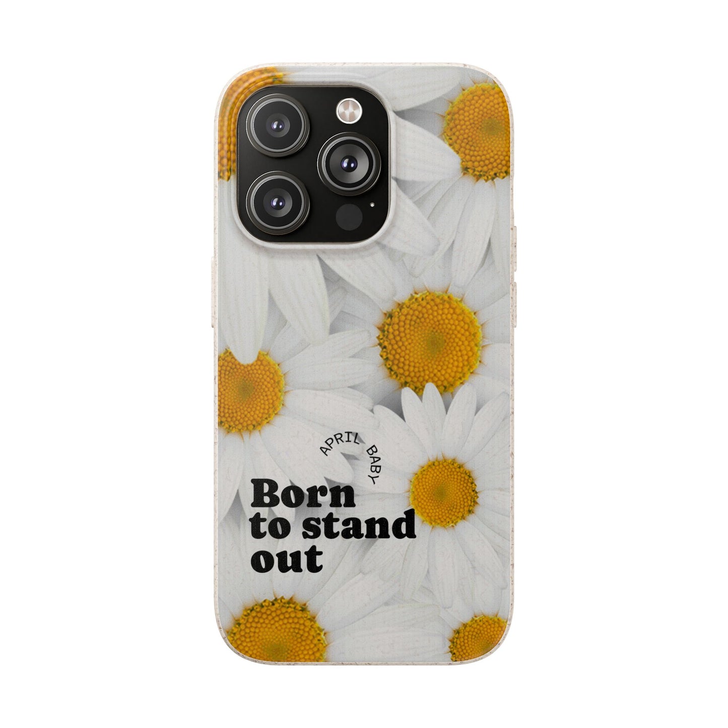 April Eco-friendly birth flower - Biodegradable case