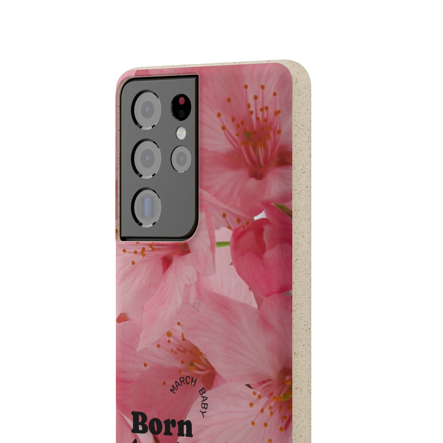 March Eco-friendly birth flower - Biodegradable case