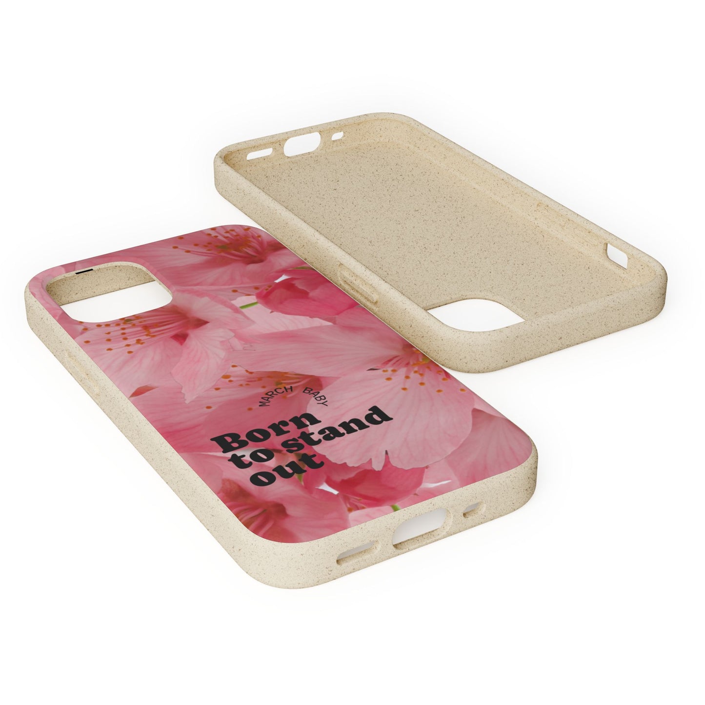 March Eco-friendly birth flower - Biodegradable case