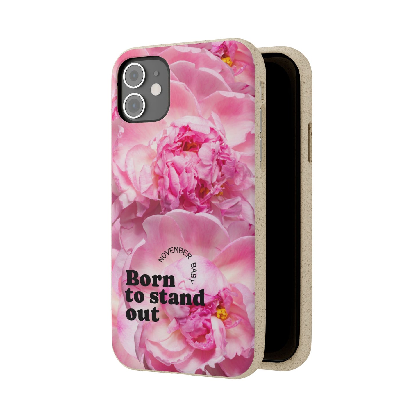 November Eco-friendly birth flower - Biodegradable case