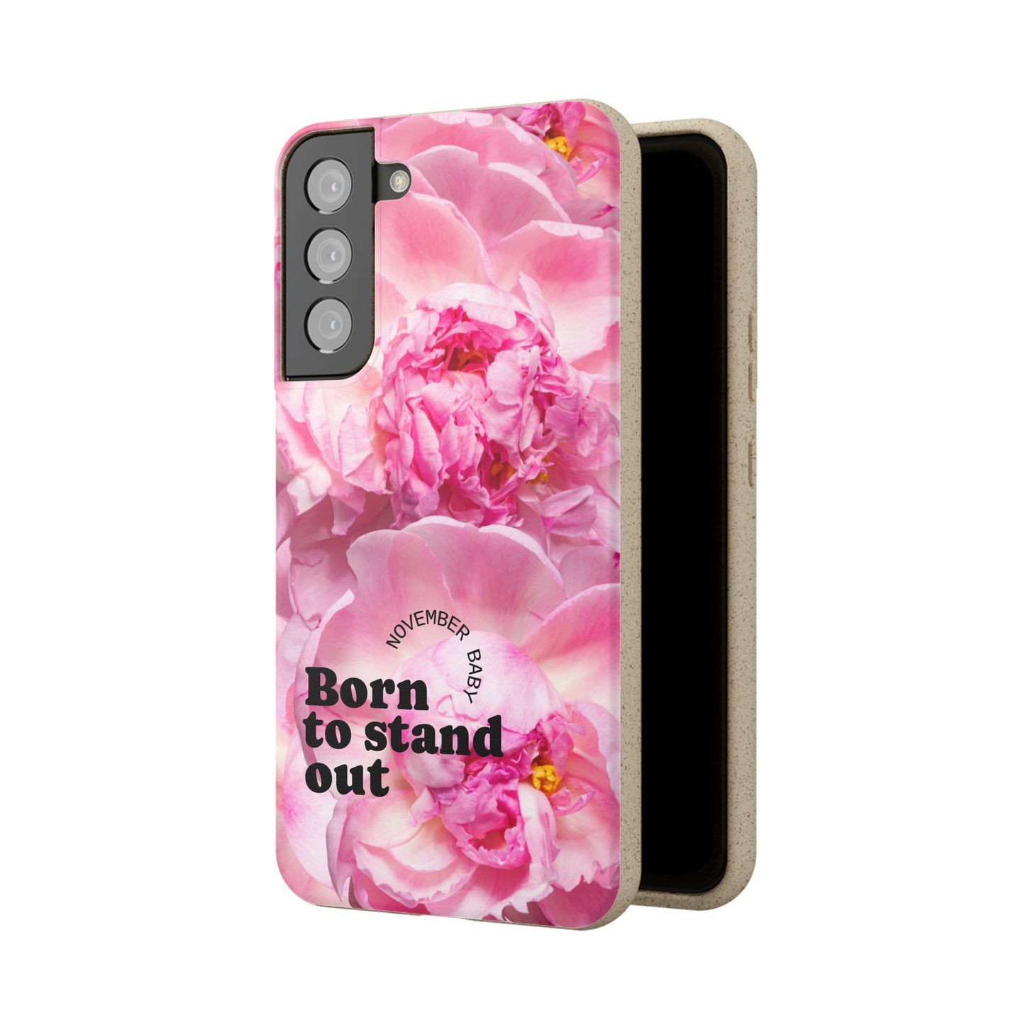 November Eco-friendly birth flower - Biodegradable case