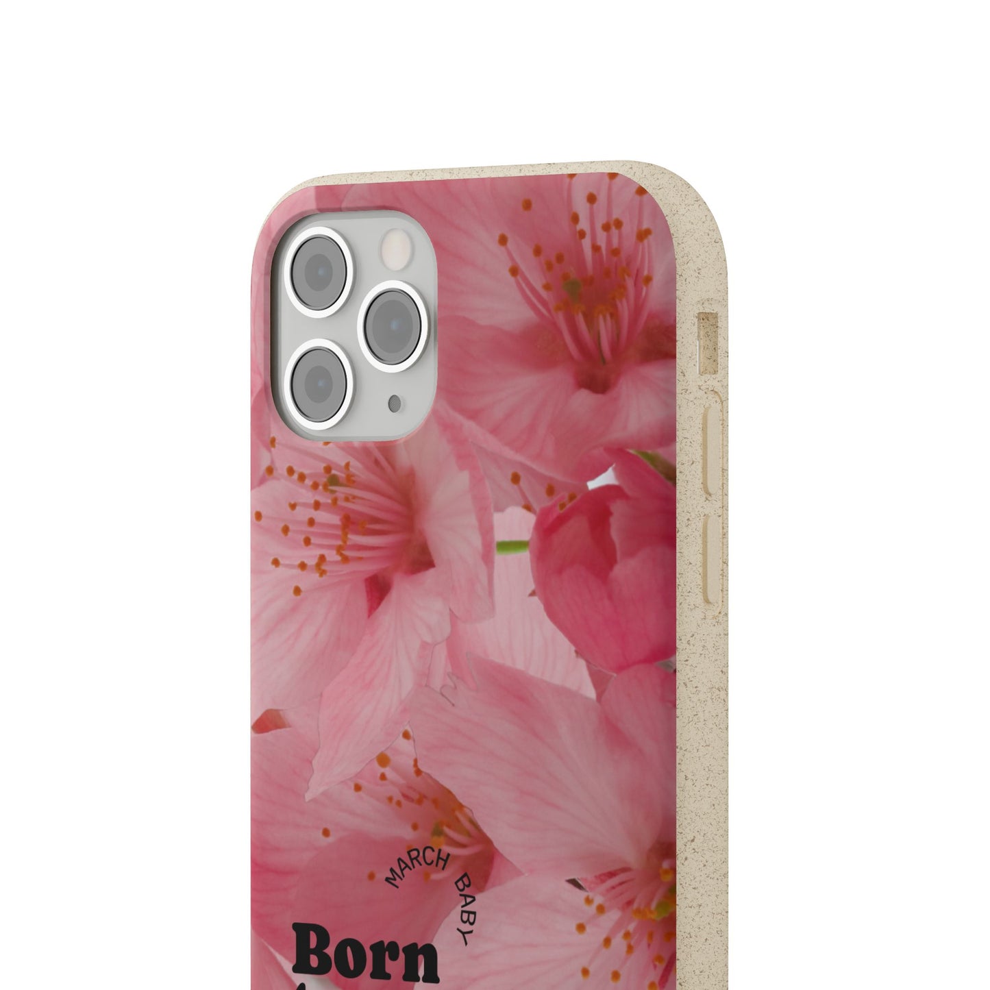 March Eco-friendly birth flower - Biodegradable case