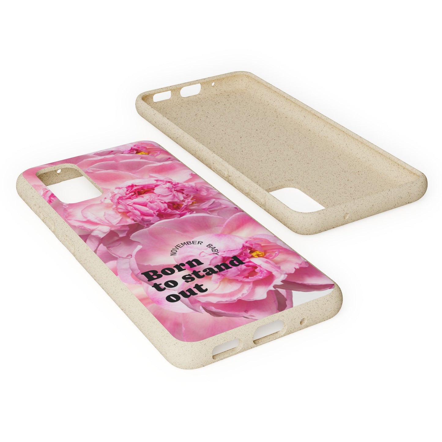 November Eco-friendly birth flower - Biodegradable case