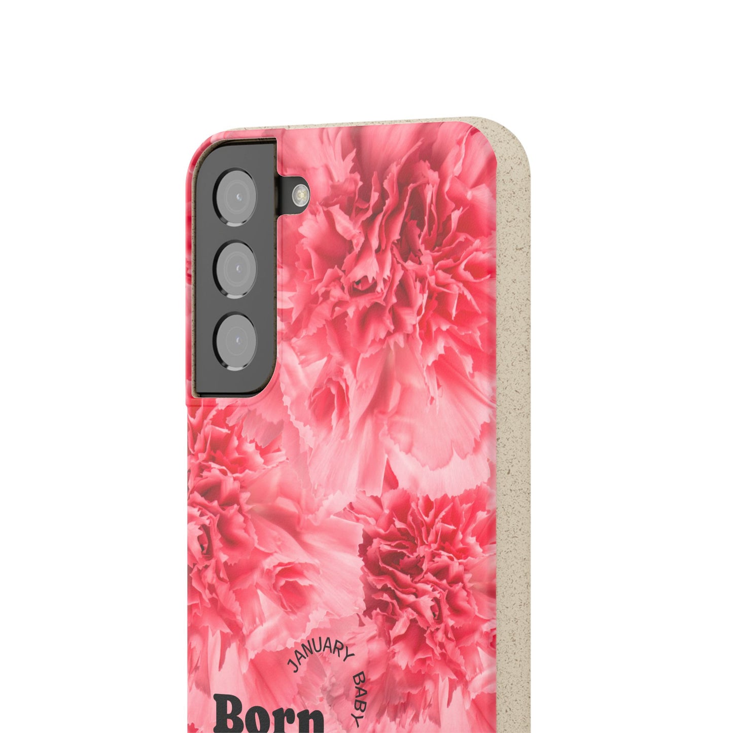 January Eco-friendly birth flower - Biodegradable case