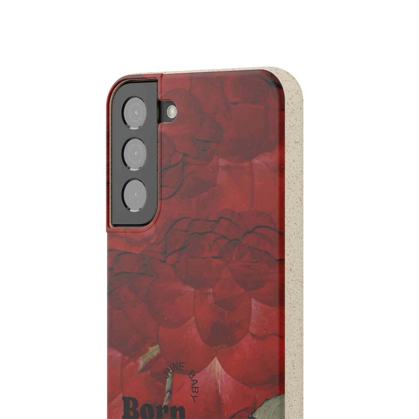 June Eco-friendly birth flower - Biodegradable case