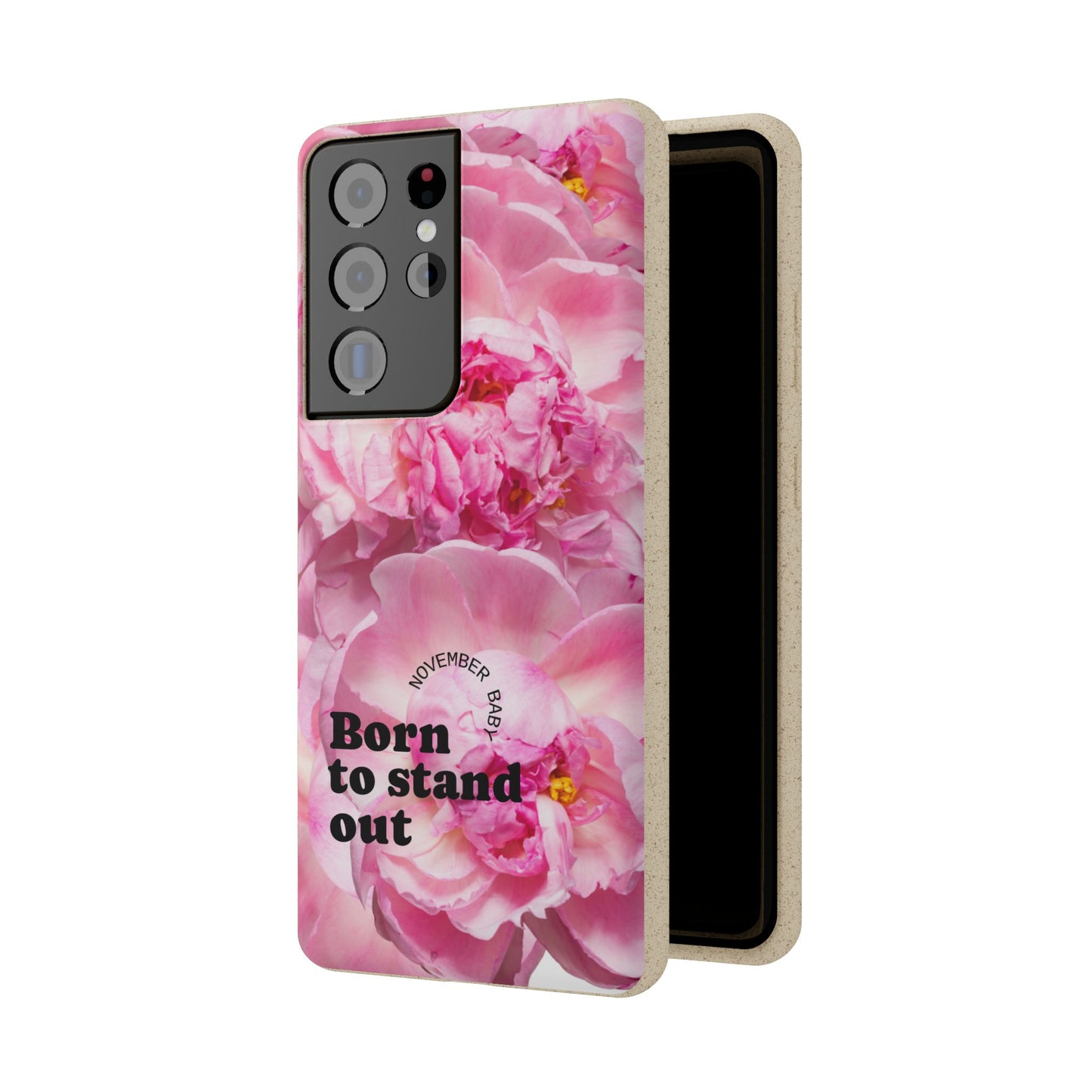 November Eco-friendly birth flower - Biodegradable case