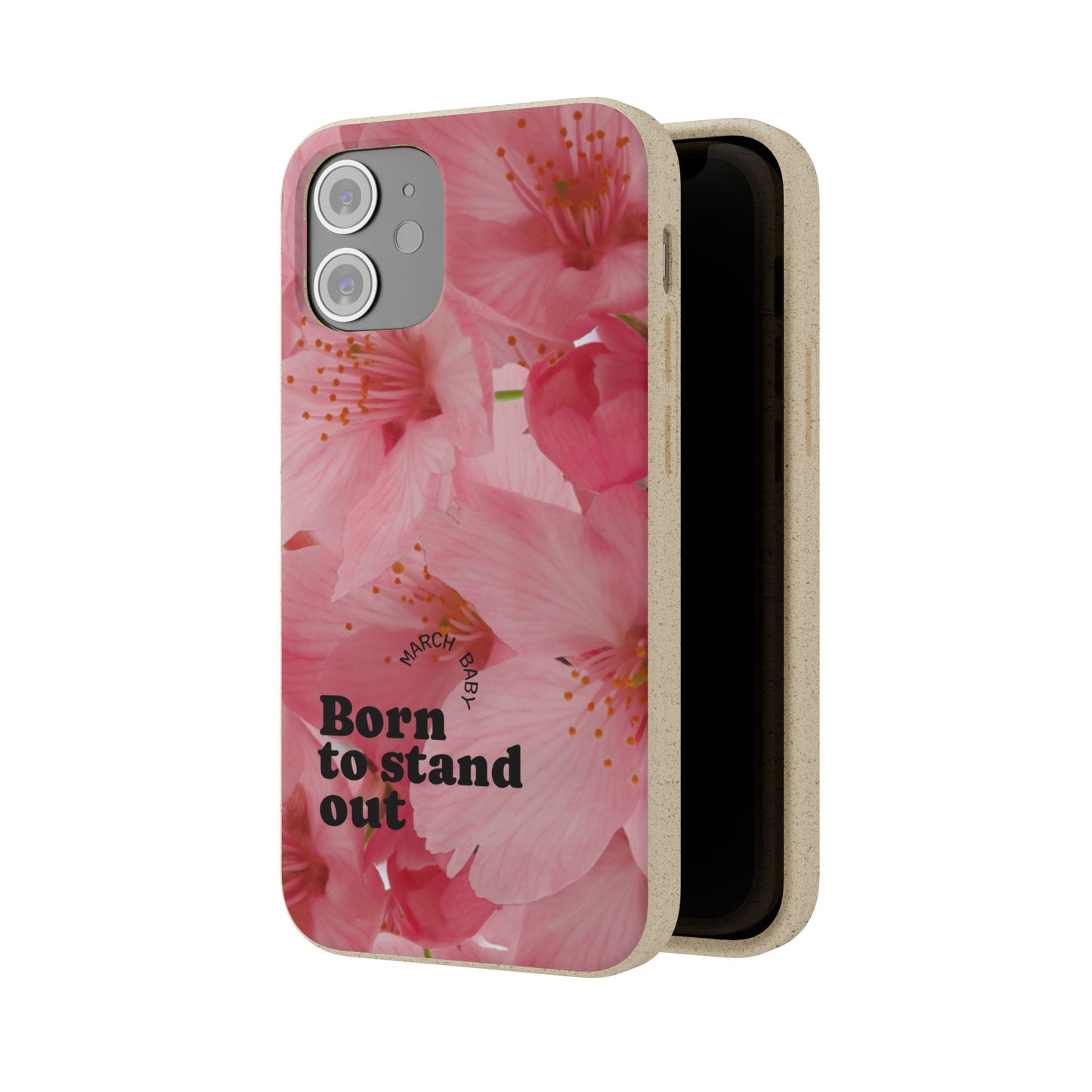 March Eco-friendly birth flower - Biodegradable case