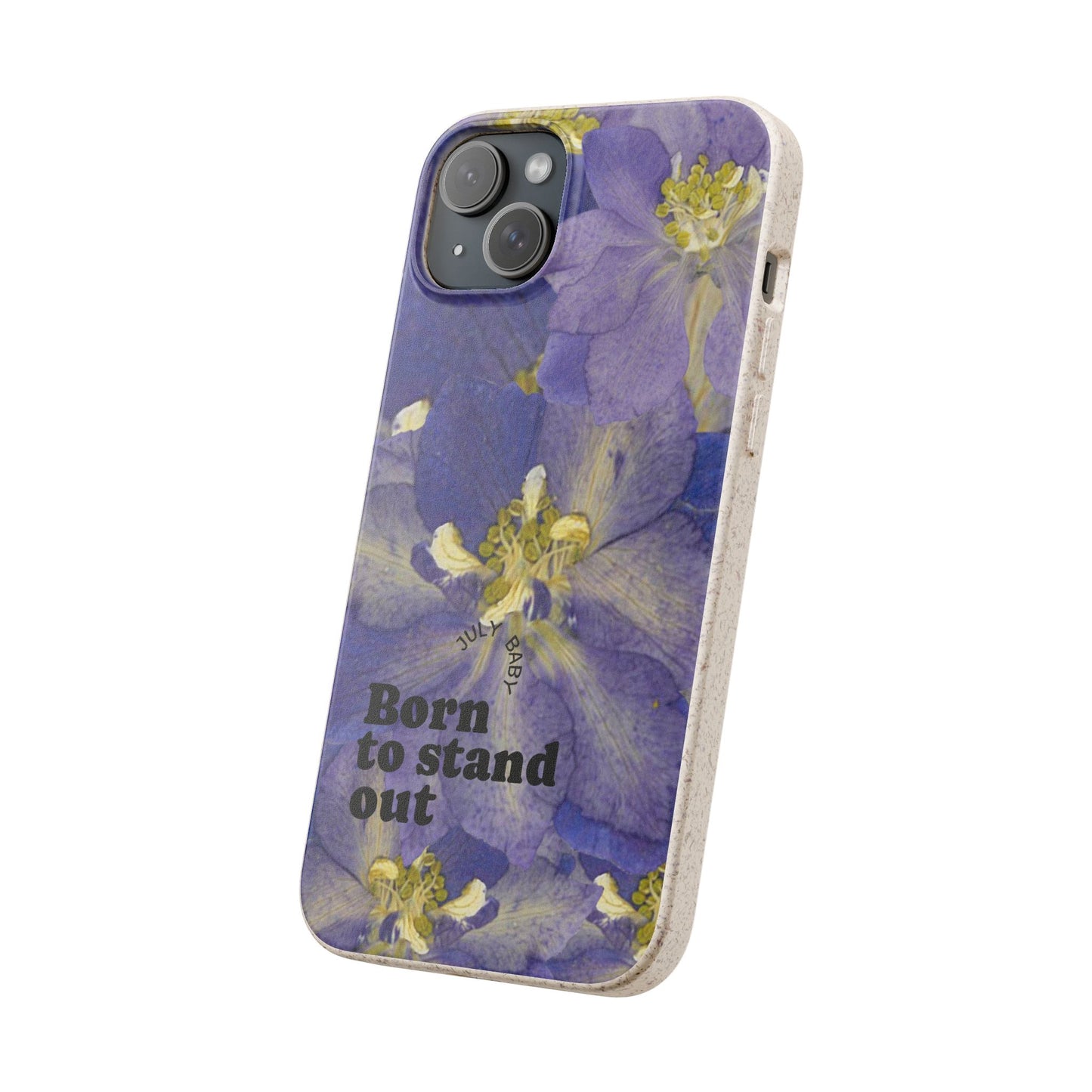 July Eco-friendly birth flower - Biodegradable case