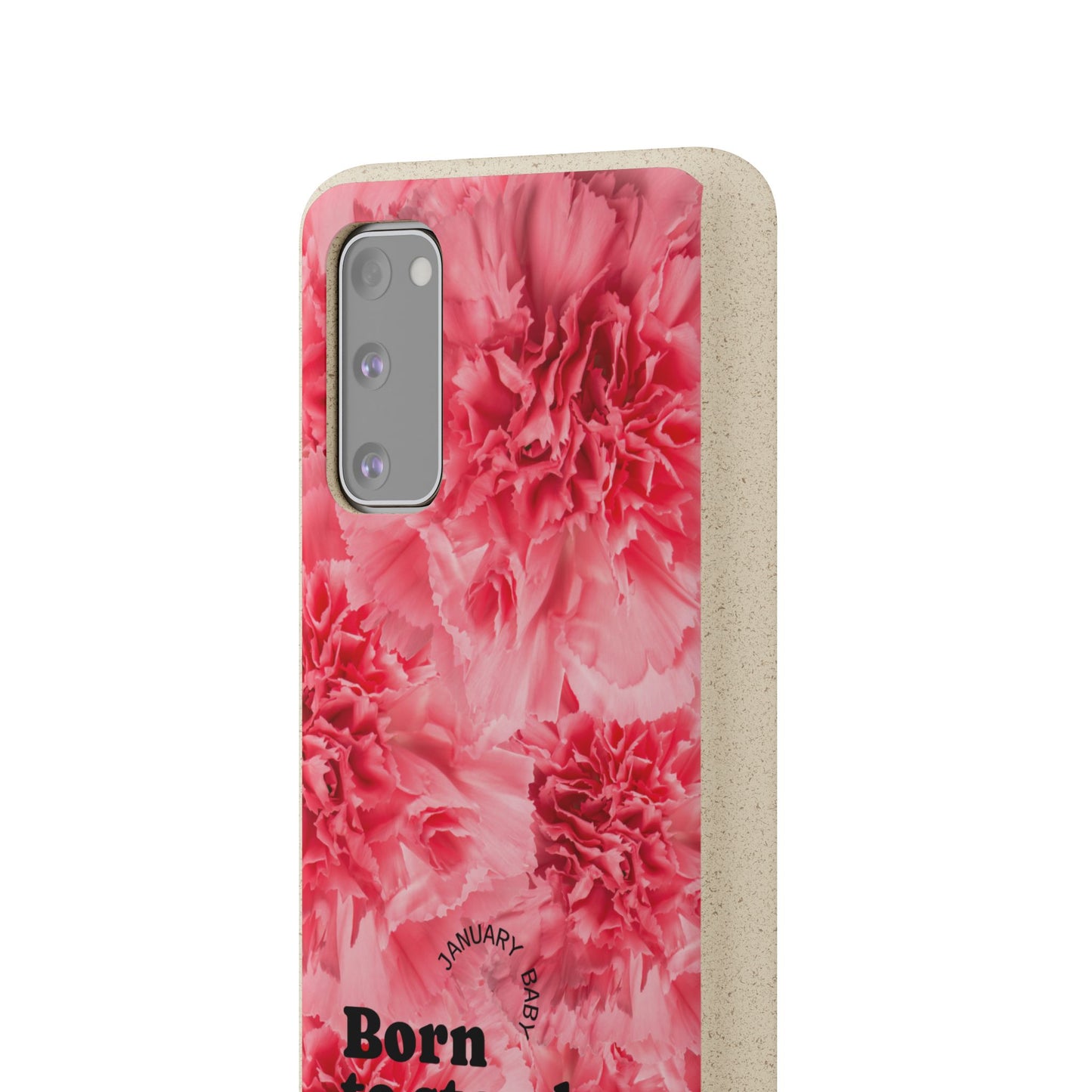 January Eco-friendly birth flower - Biodegradable case