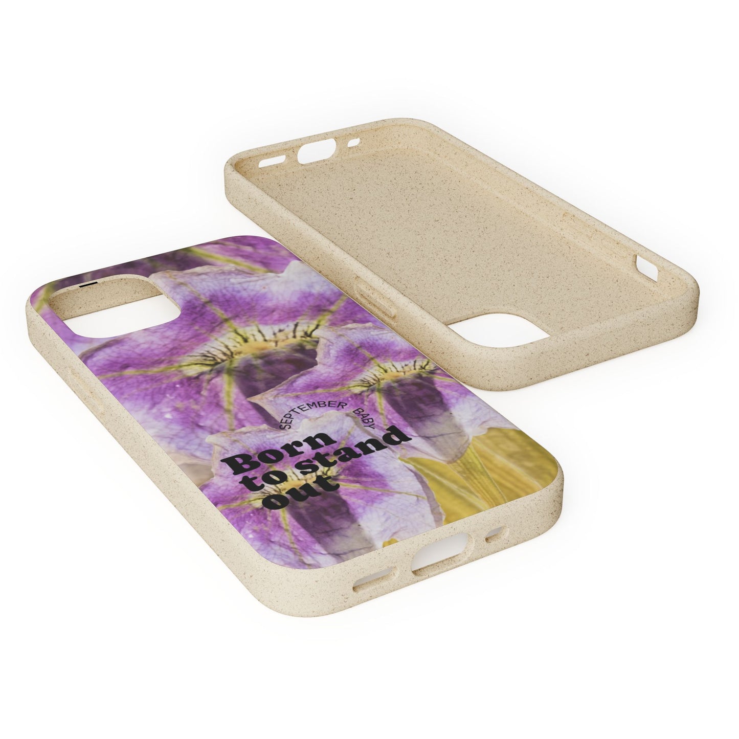 September Eco-friendly birth flower - Biodegradable case