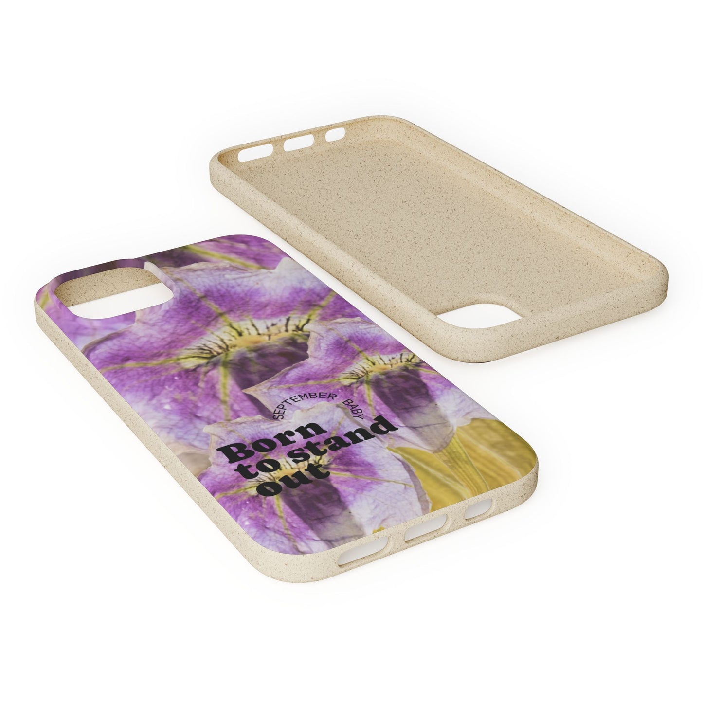 September Eco-friendly birth flower - Biodegradable case