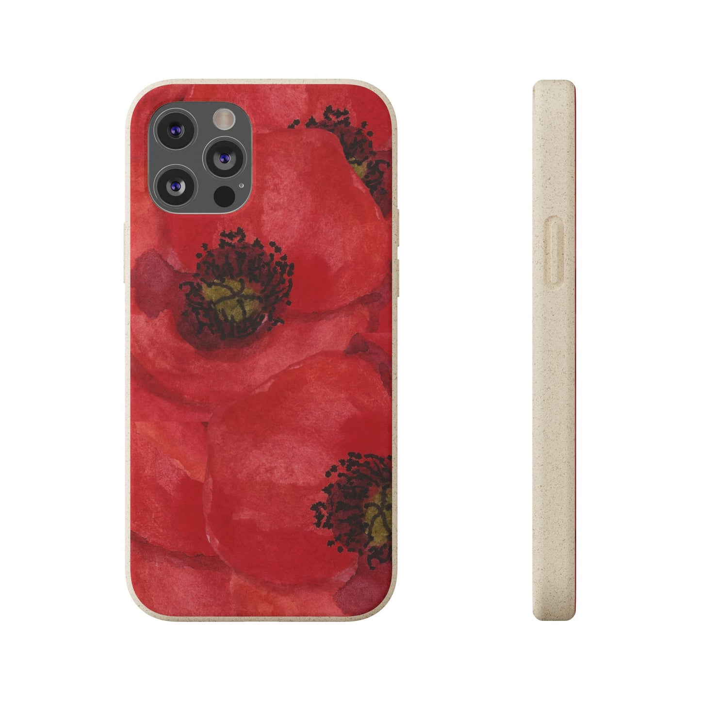 Poppy flower - Biodegradable case