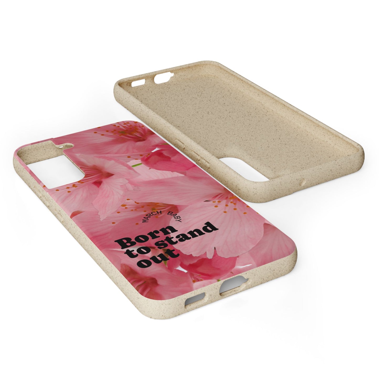 March Eco-friendly birth flower - Biodegradable case