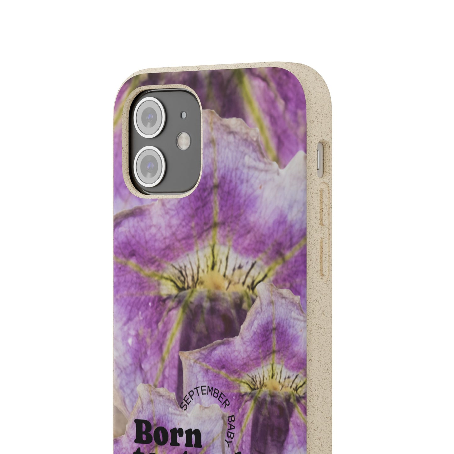 September Eco-friendly birth flower - Biodegradable case