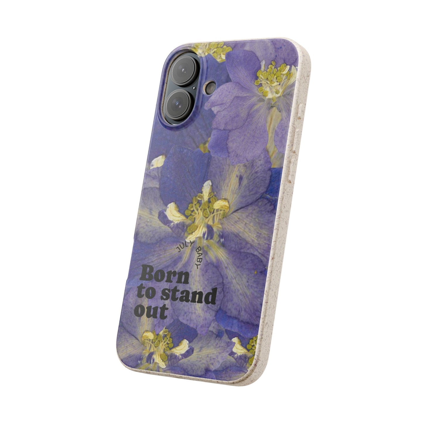July Eco-friendly birth flower - Biodegradable case