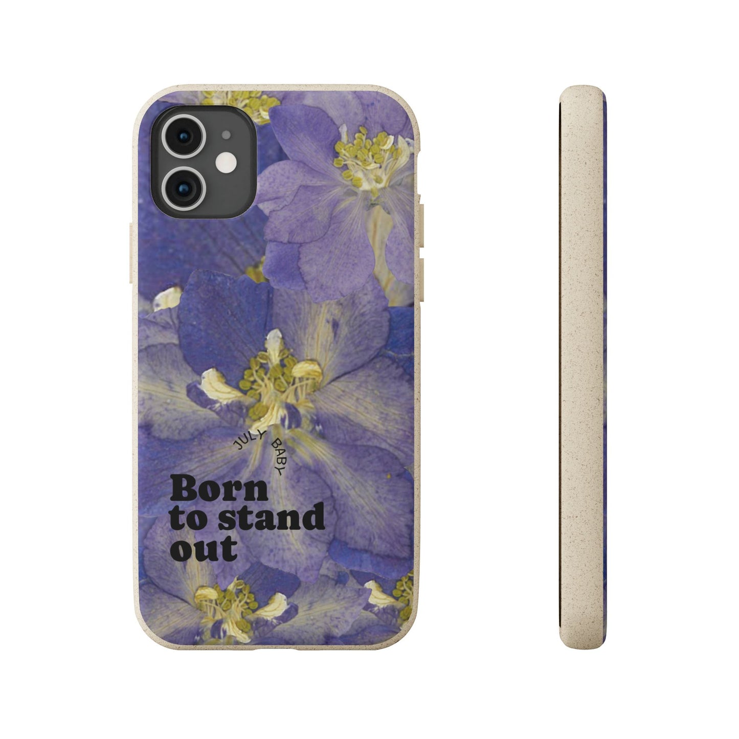 July Eco-friendly birth flower - Biodegradable case