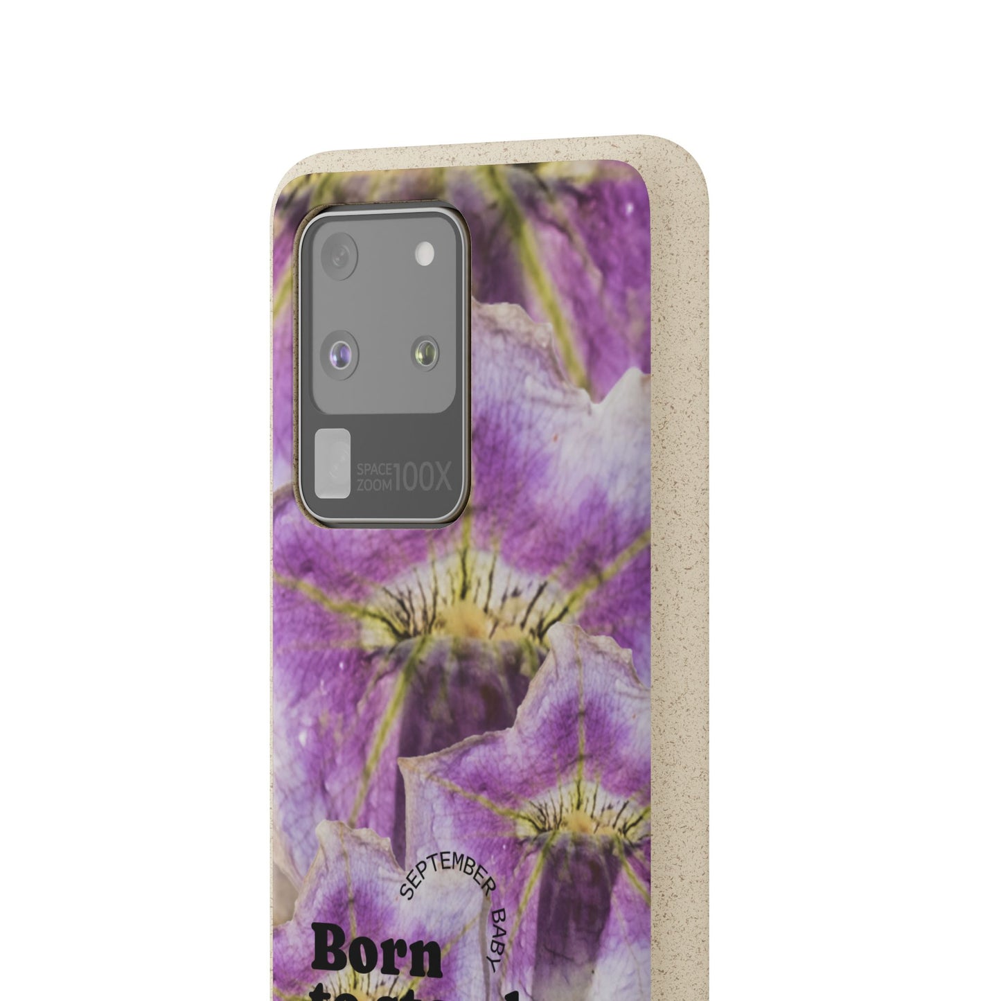 September Eco-friendly birth flower - Biodegradable case