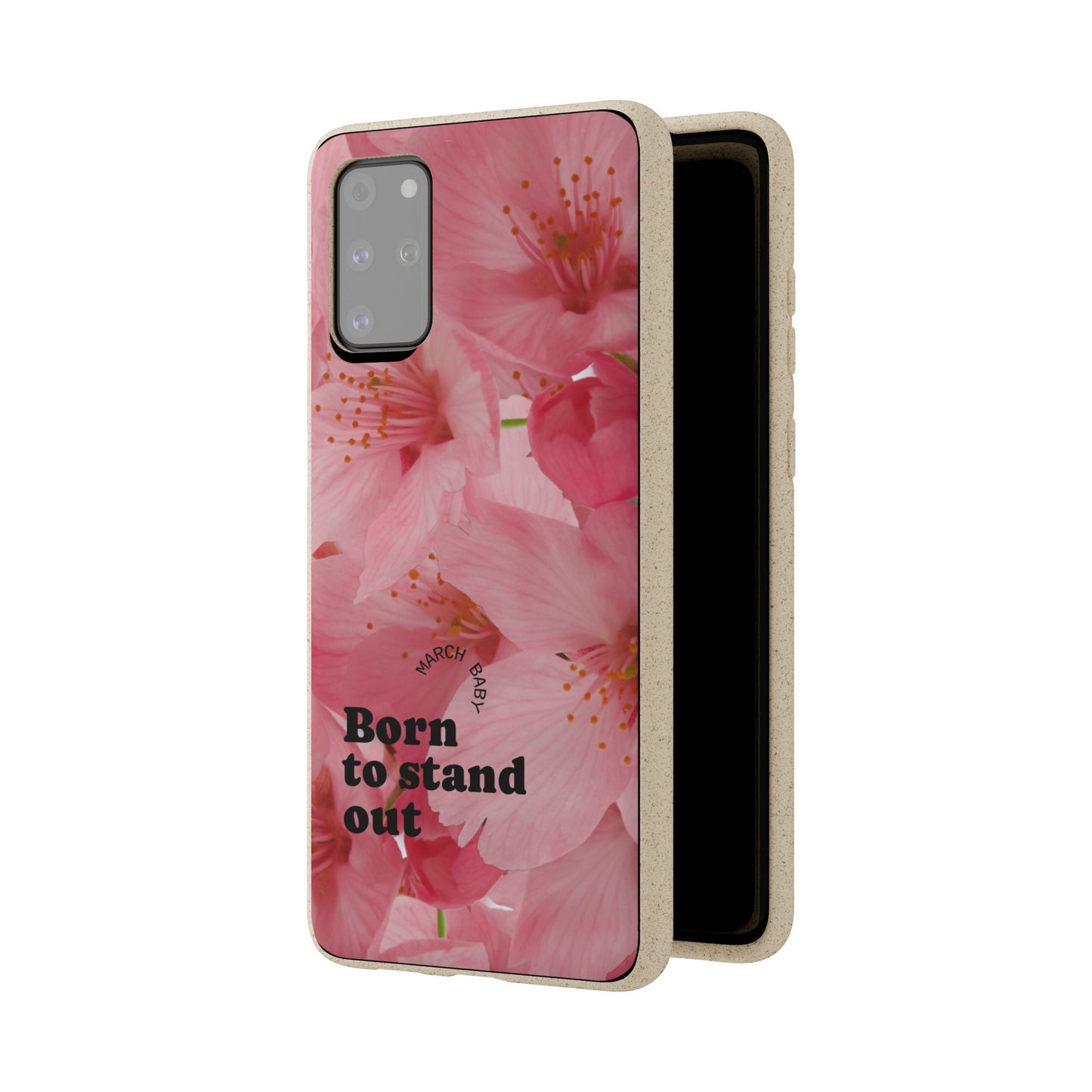March Eco-friendly birth flower - Biodegradable case