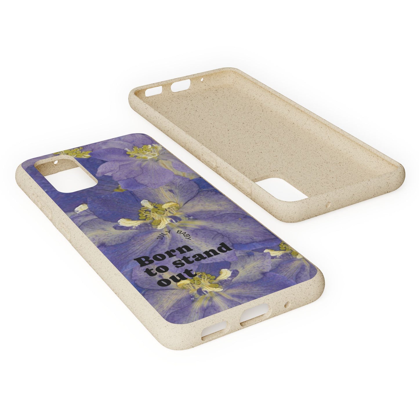 July Eco-friendly birth flower - Biodegradable case