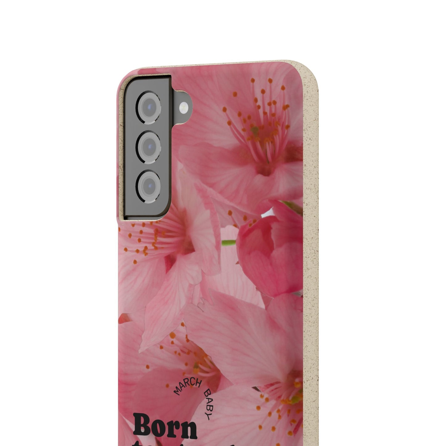 March Eco-friendly birth flower - Biodegradable case
