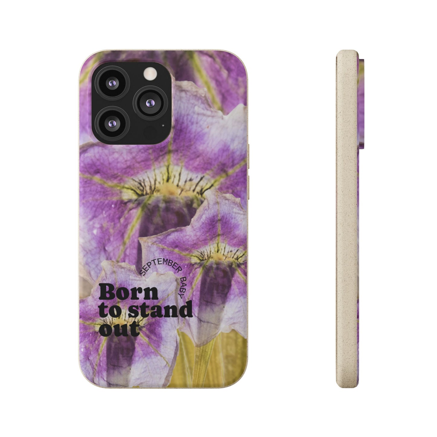 September Eco-friendly birth flower - Biodegradable case