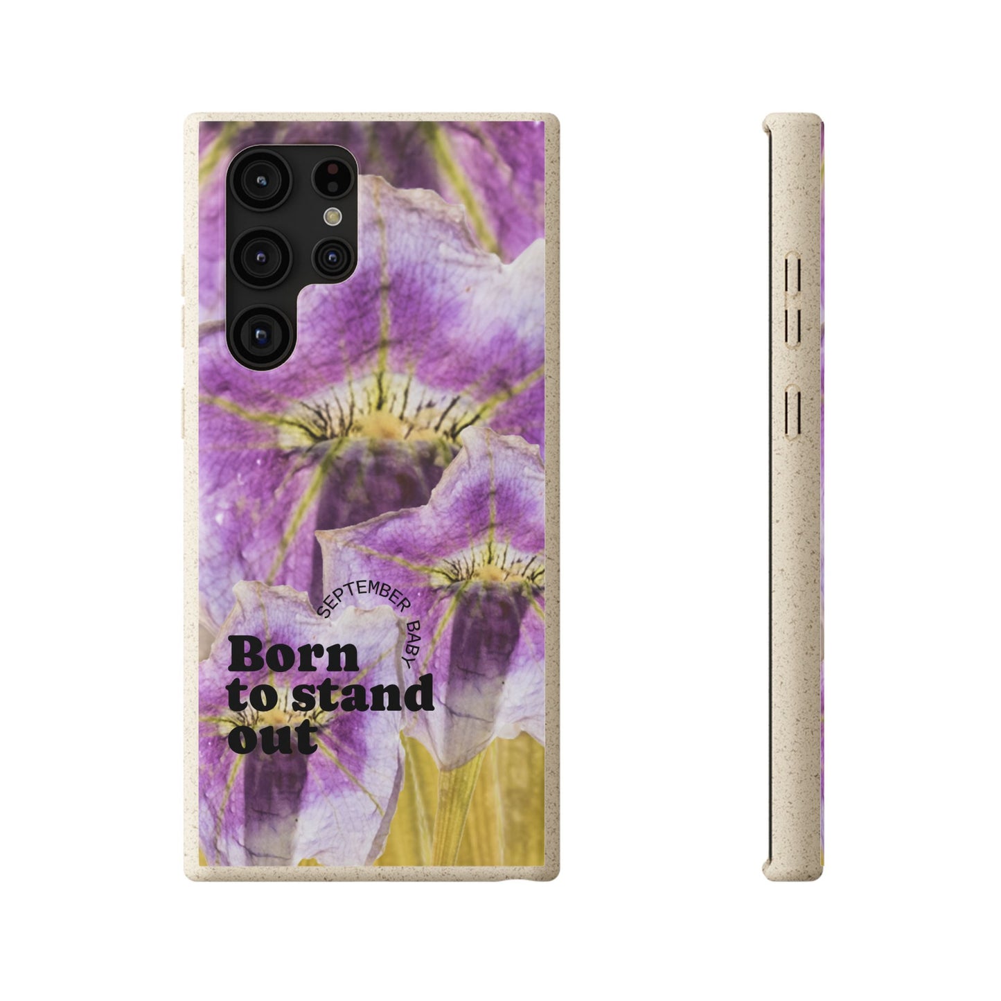 September Eco-friendly birth flower - Biodegradable case