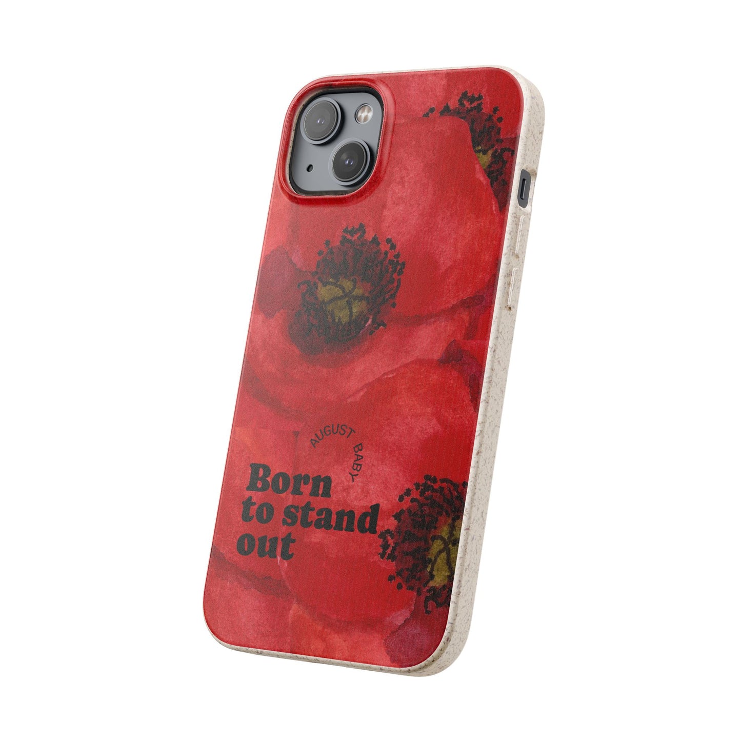 August Eco-friendly birth flower - Biodegradable case