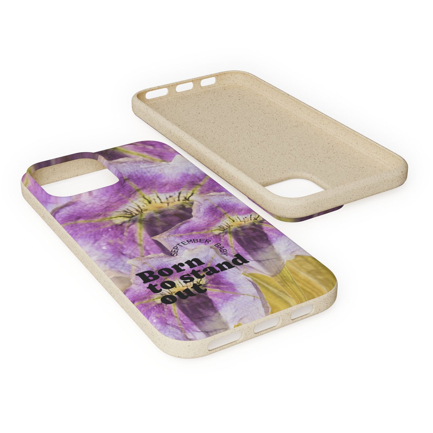 September Eco-friendly birth flower - Biodegradable case