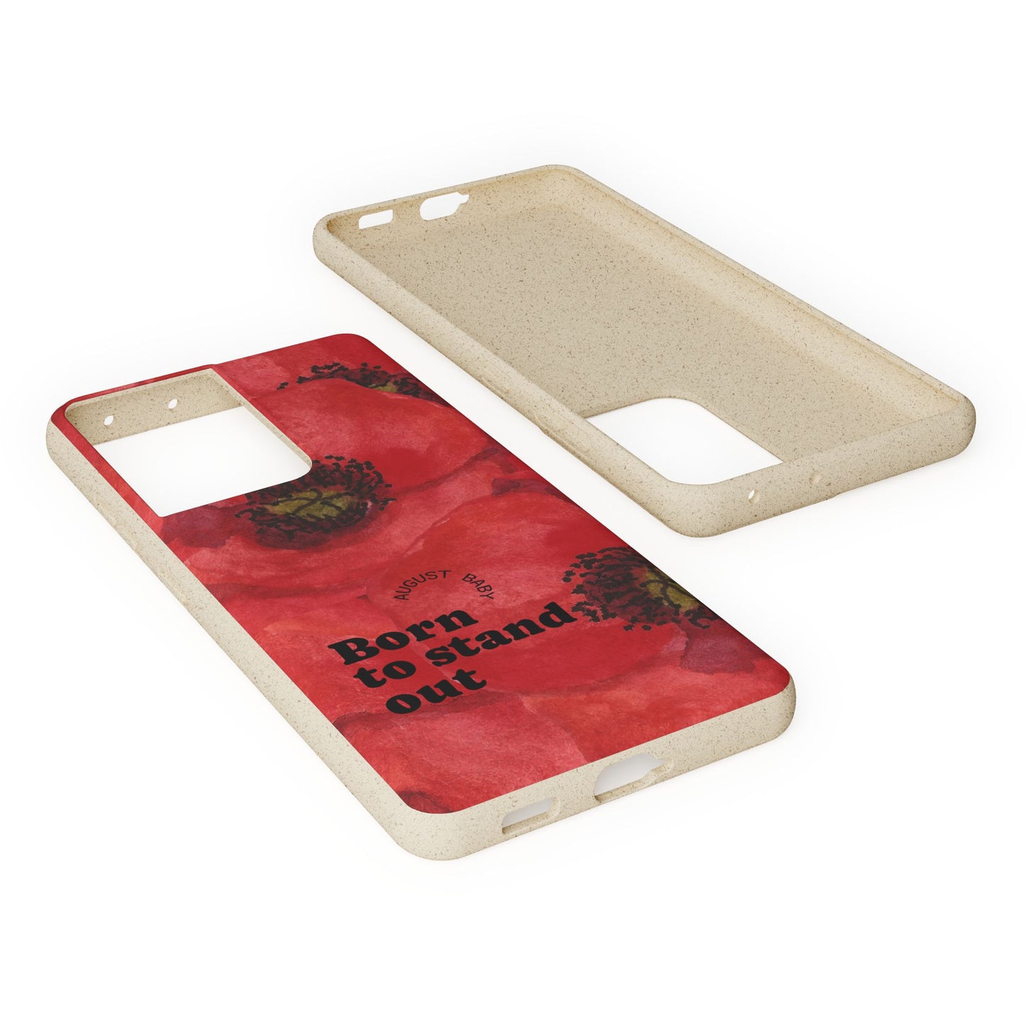 August Eco-friendly birth flower - Biodegradable case