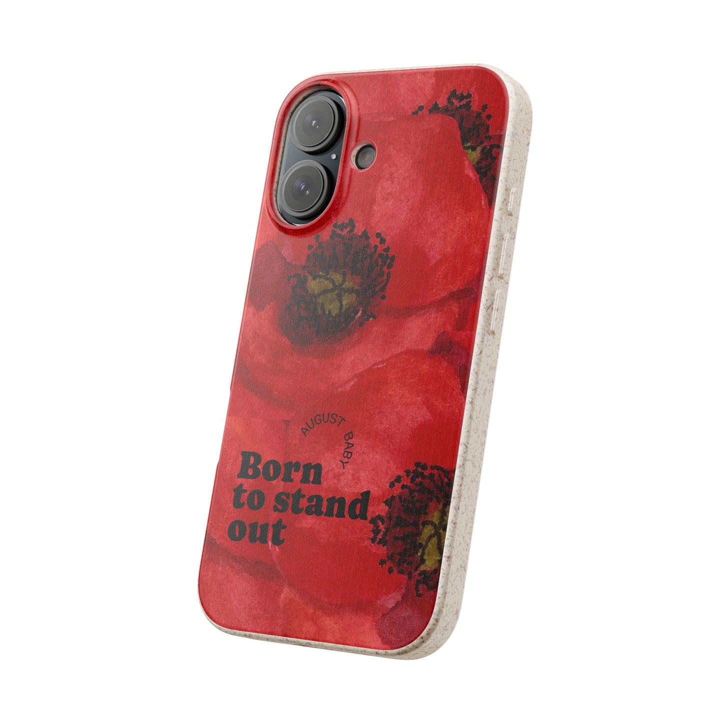 August Eco-friendly birth flower - Biodegradable case