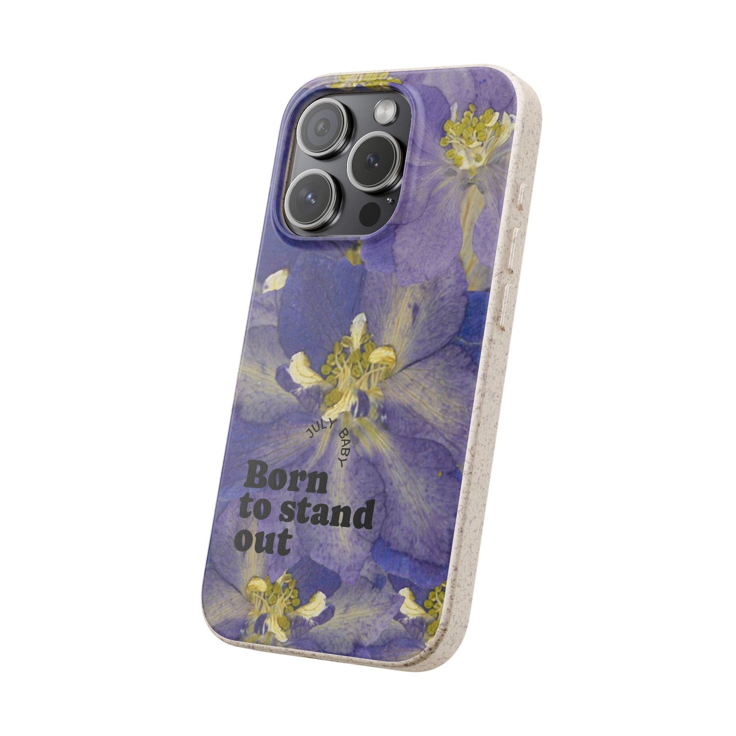 July Eco-friendly birth flower - Biodegradable case