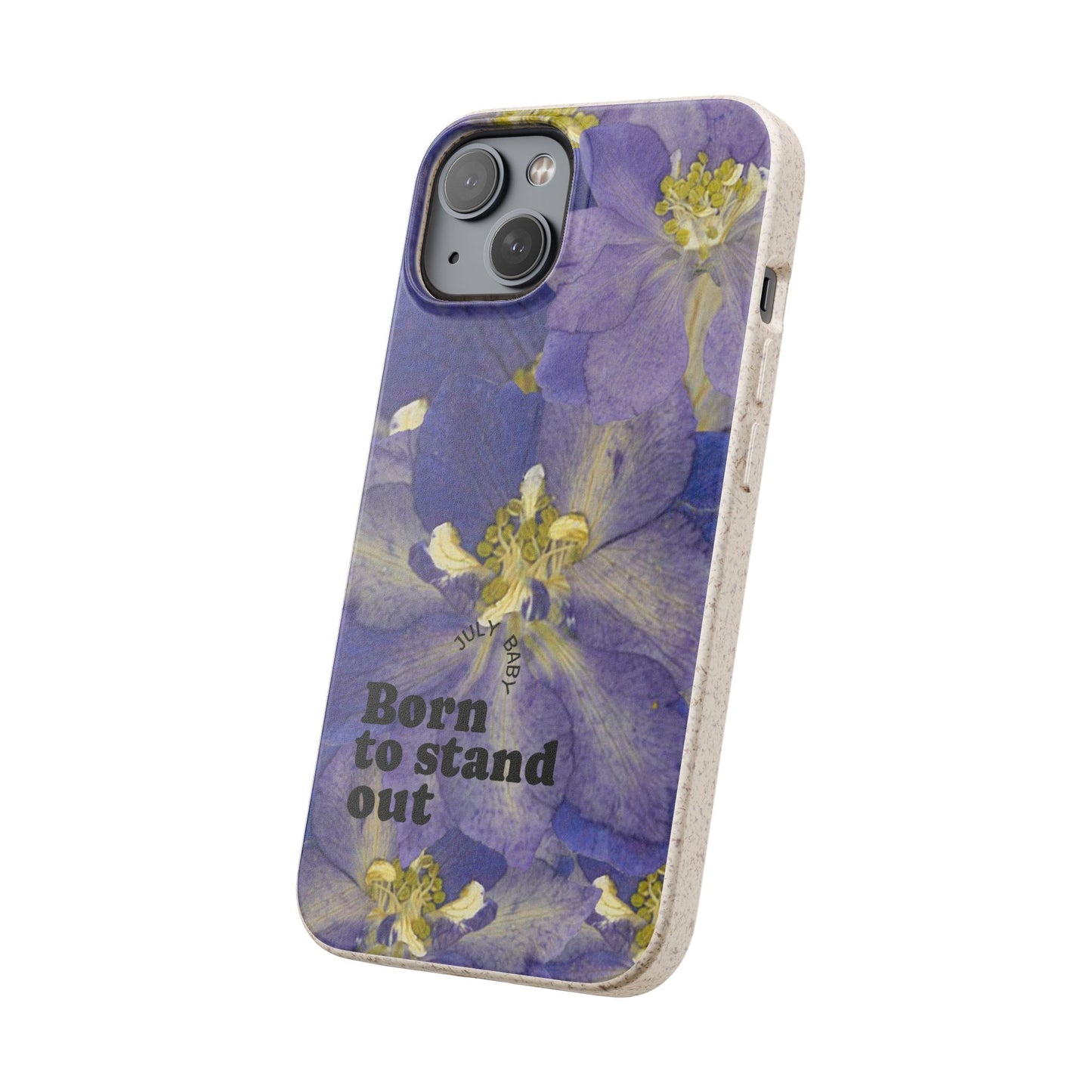 July Eco-friendly birth flower - Biodegradable case
