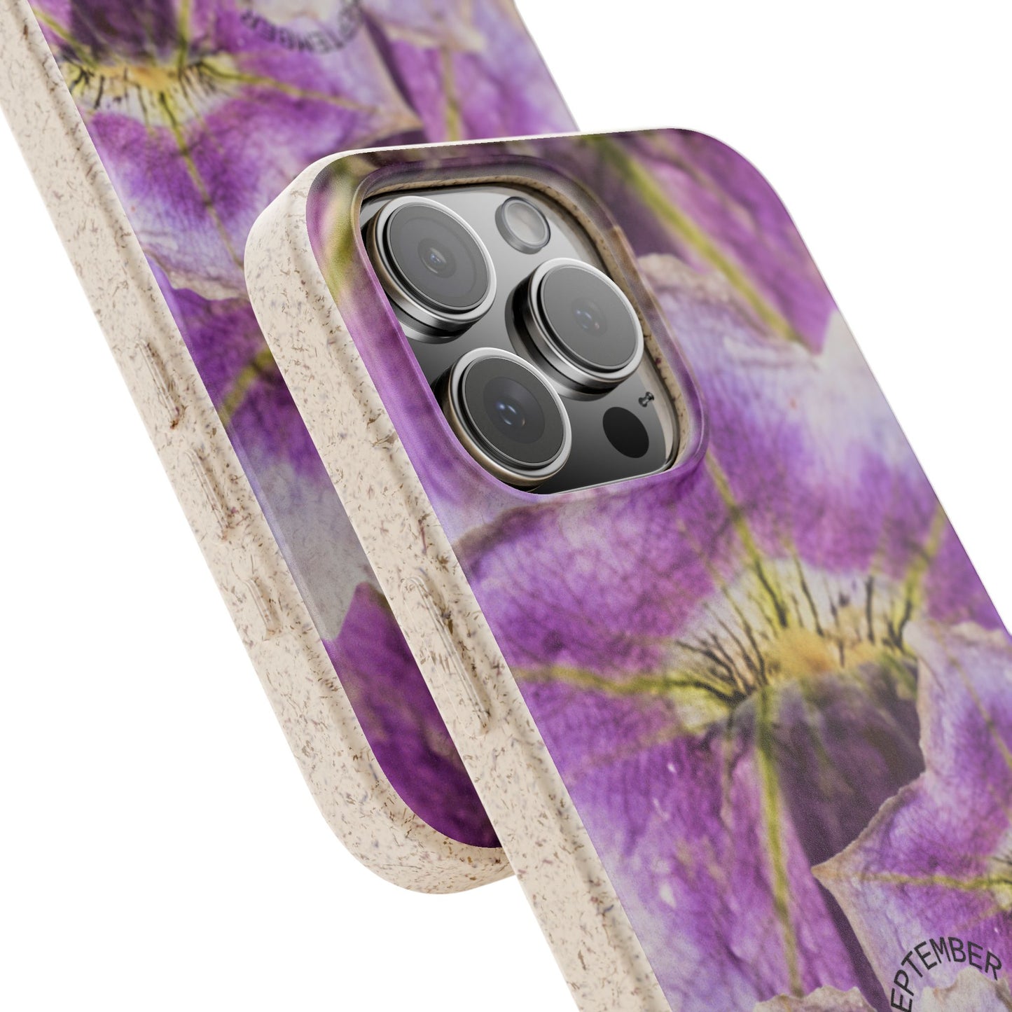 September Eco-friendly birth flower - Biodegradable case
