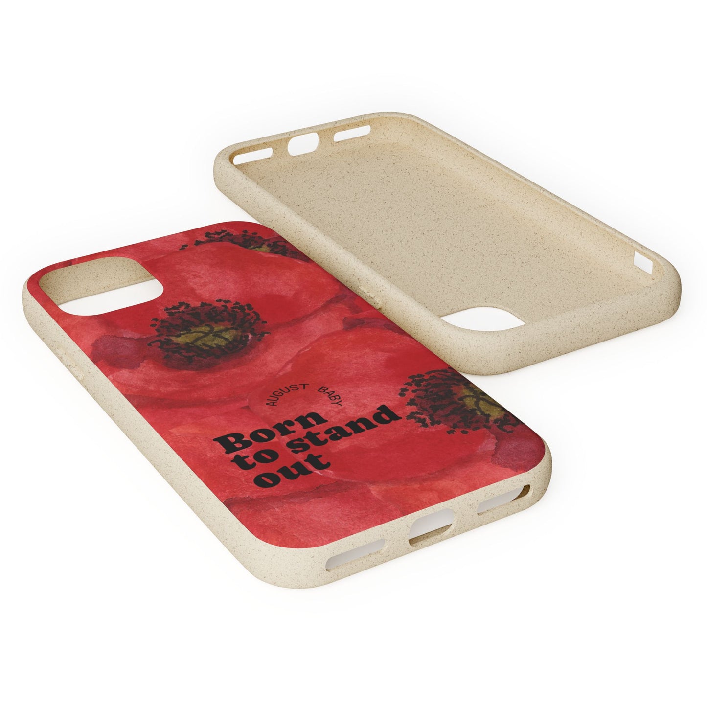 August Eco-friendly birth flower - Biodegradable case
