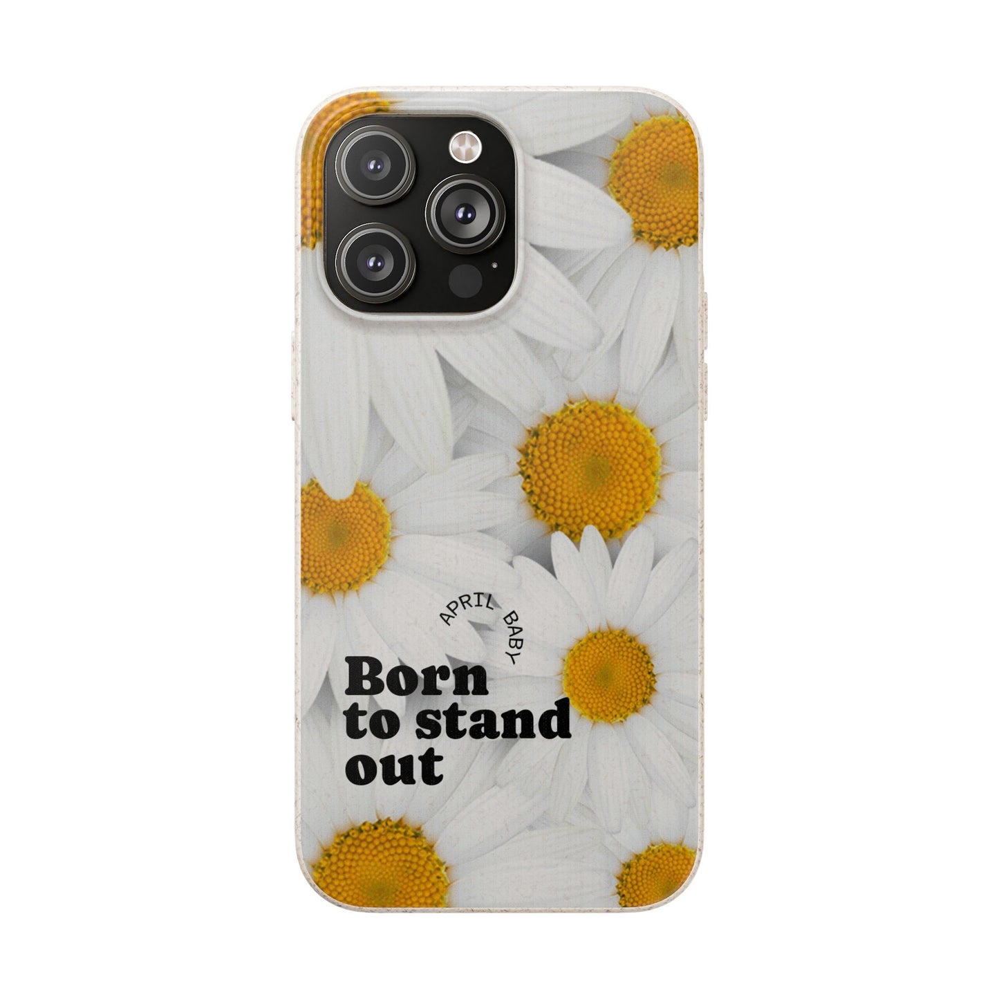 April Eco-friendly birth flower - Biodegradable case