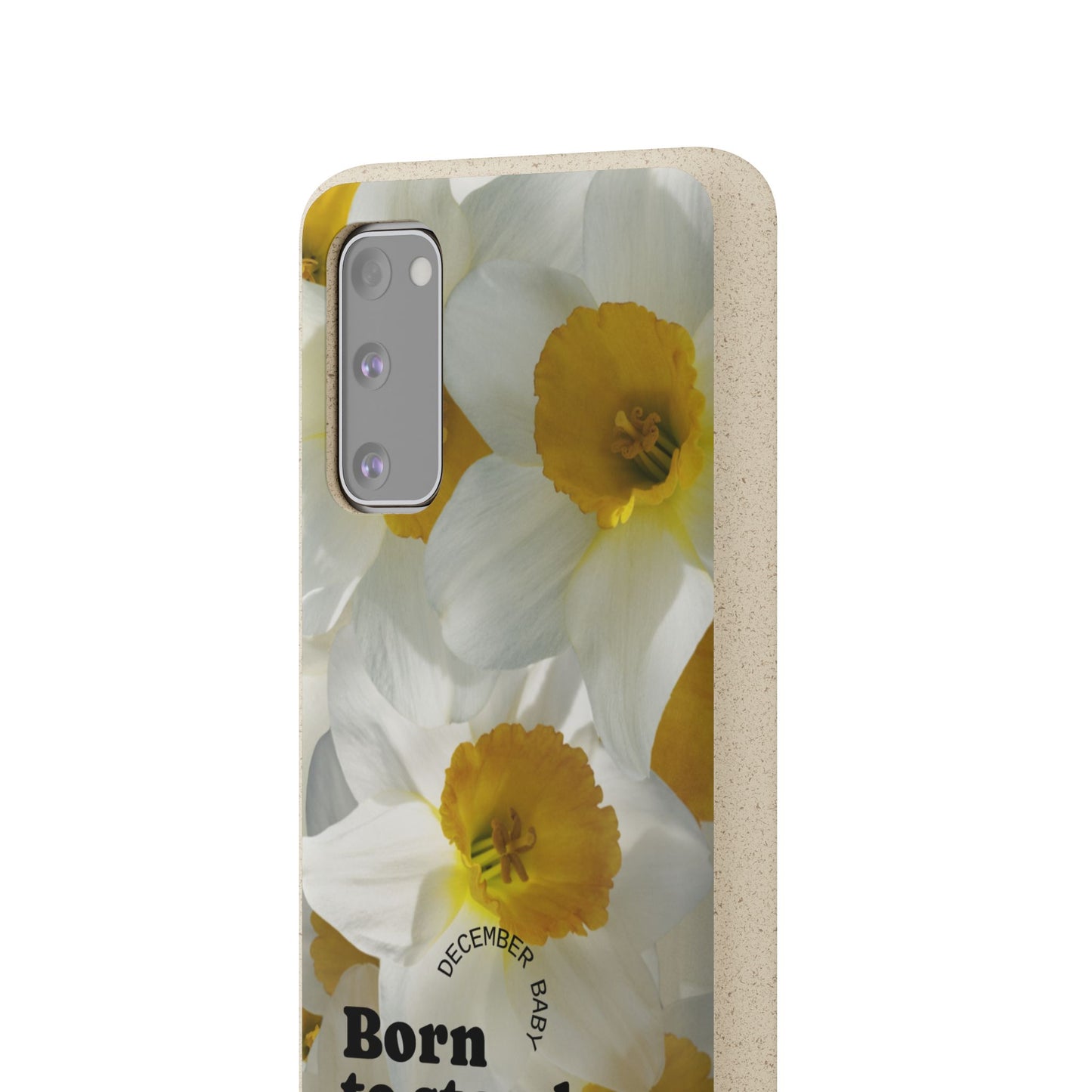 December Eco-friendly birth flower - Biodegradable case