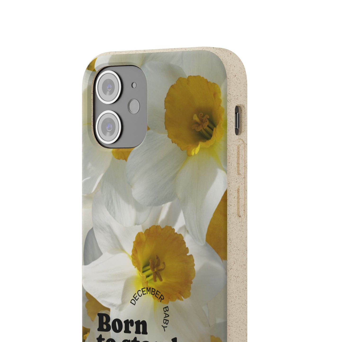 December Eco-friendly birth flower - Biodegradable case