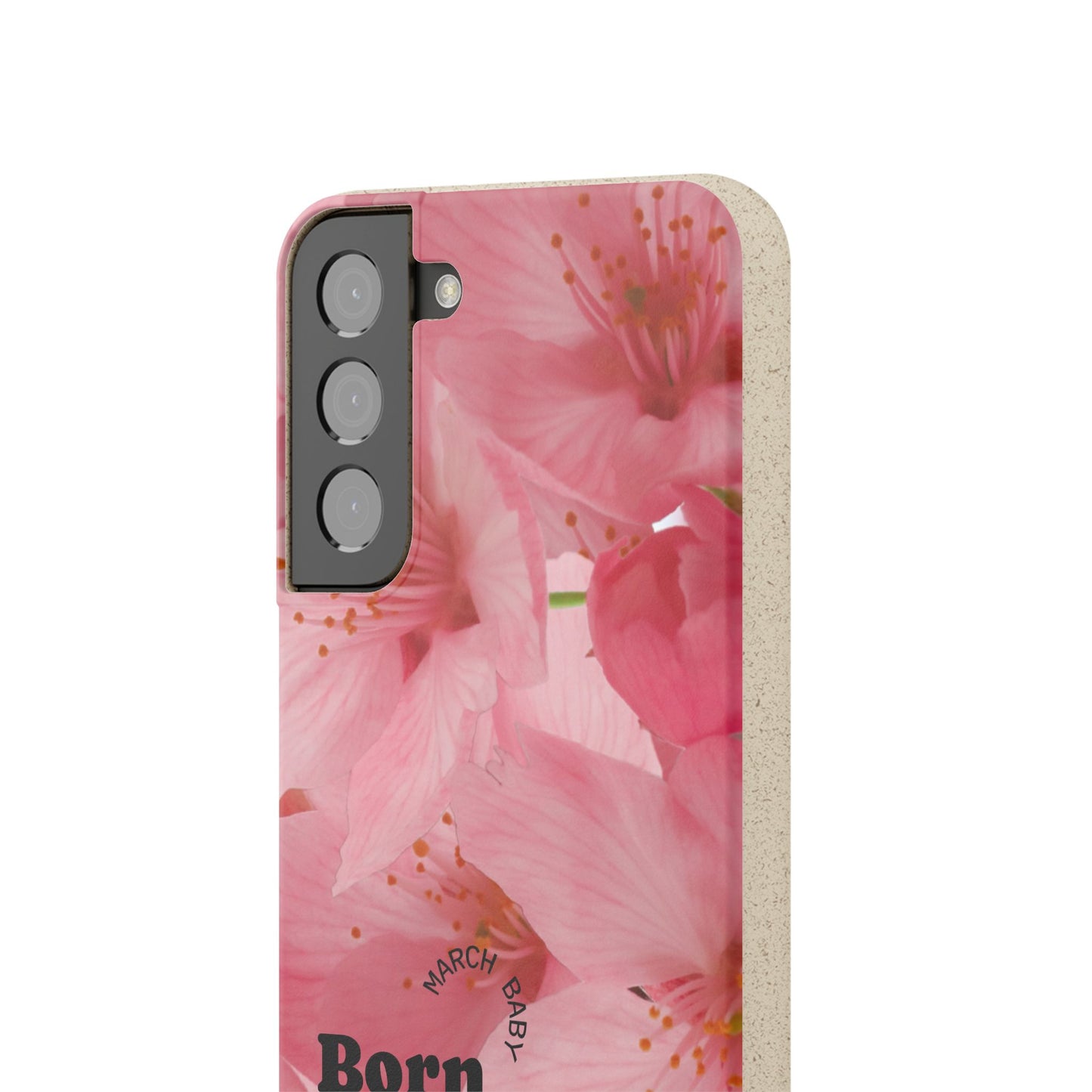 March Eco-friendly birth flower - Biodegradable case