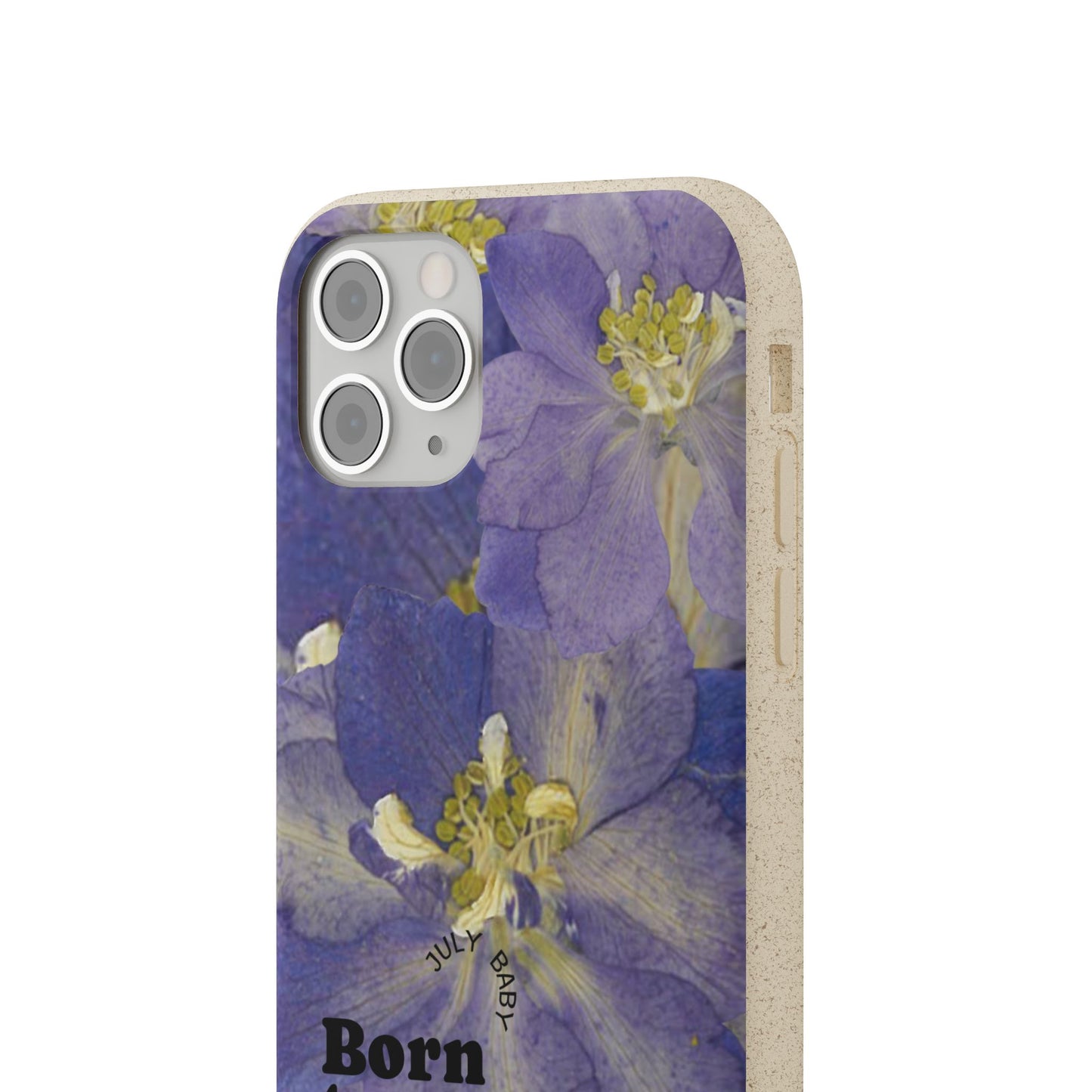 July Eco-friendly birth flower - Biodegradable case