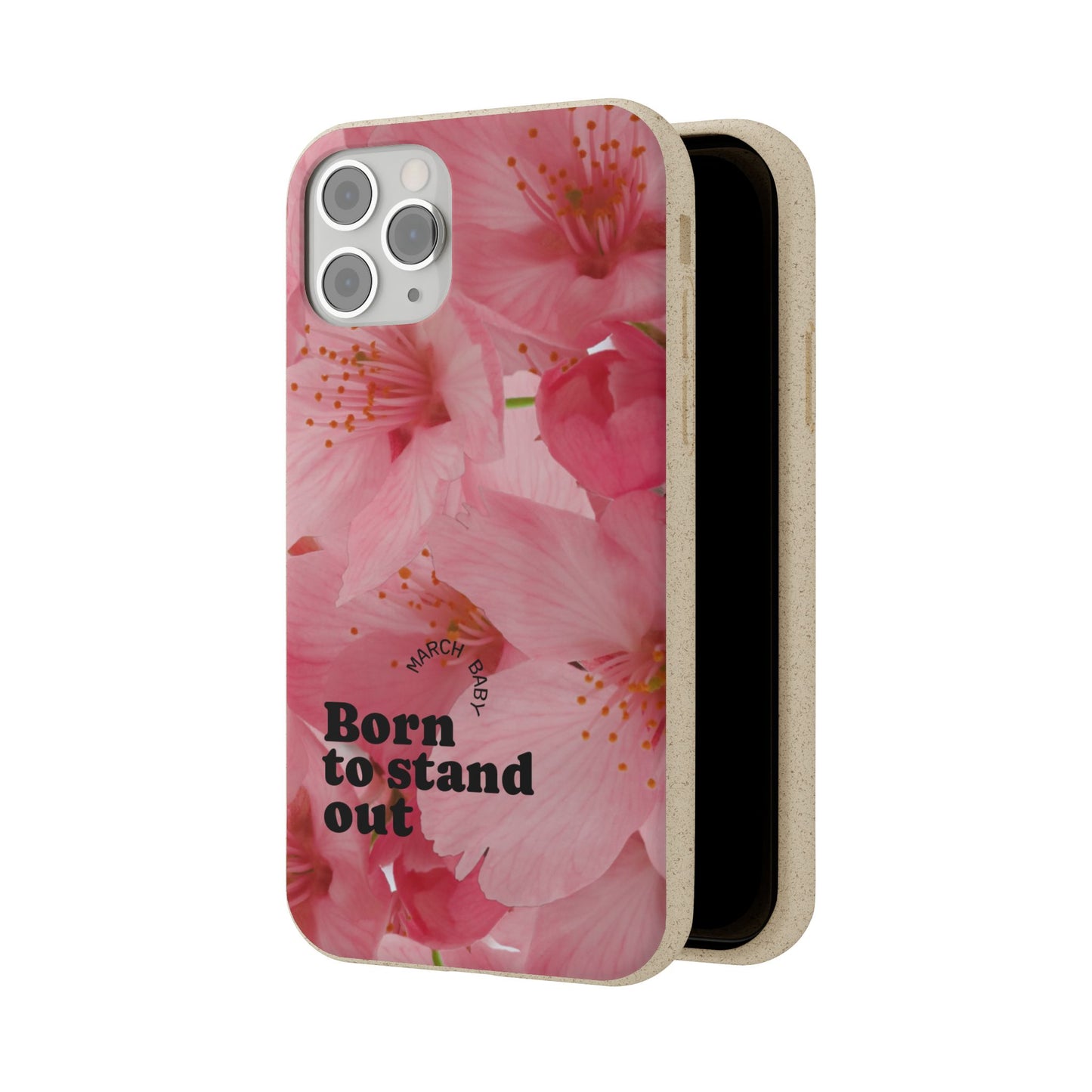 March Eco-friendly birth flower - Biodegradable case