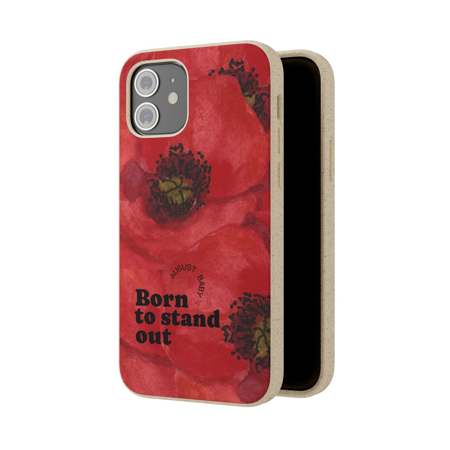 August Eco-friendly birth flower - Biodegradable case