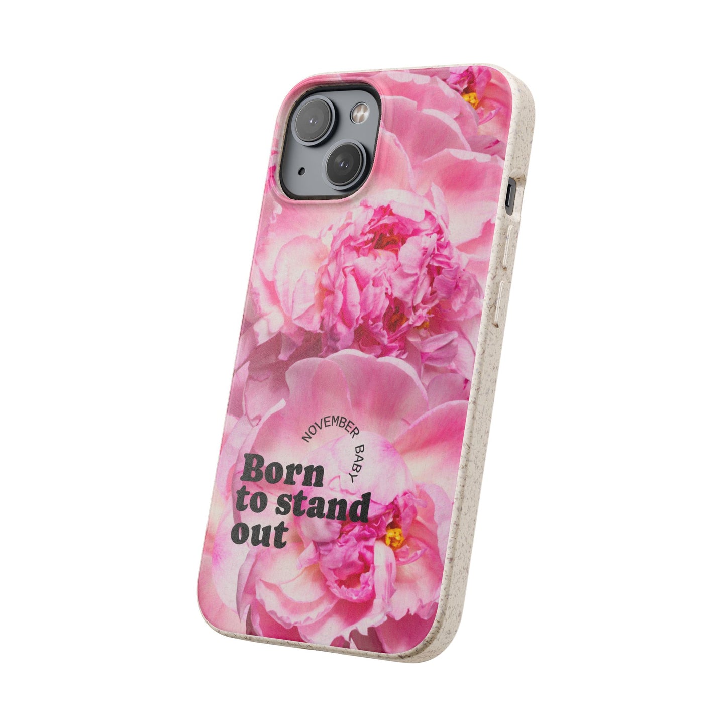 November Eco-friendly birth flower - Biodegradable case