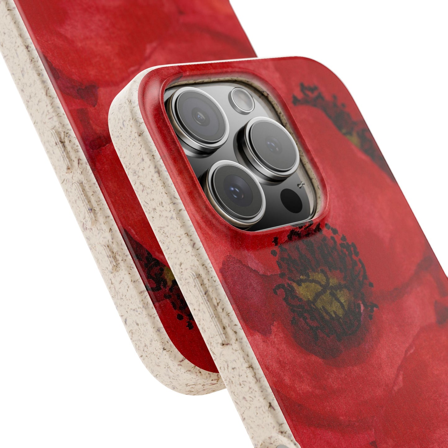 Poppy flower - Biodegradable case
